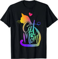 Cat Mom Cat Lover Cute Mother's Day Mama I Love My Cat T-Shirt