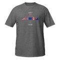 Heather Grey Military Short-Sleeve Unisex T-Shirt By Ascension UK