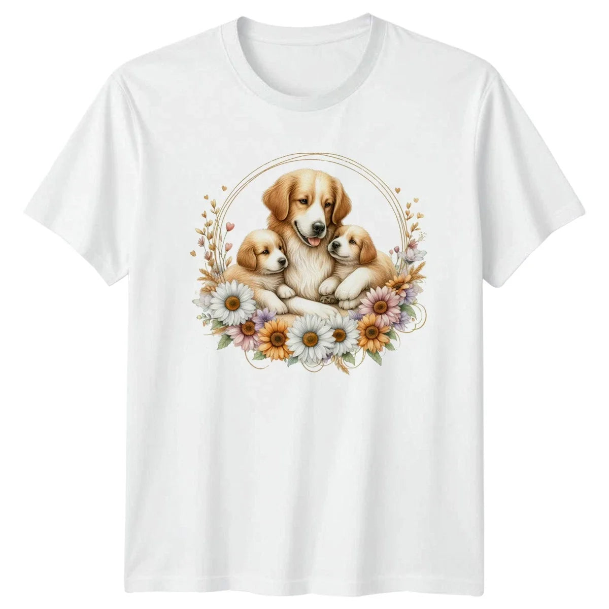 Puppy Family T-Shirt Dogs Gift For Him And Her