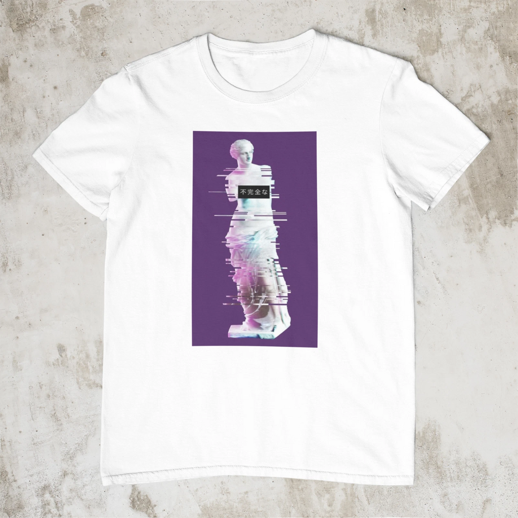Aphrodite Aesthetics Vaporwave Japanese Art Printed Cotton Men's T-shirt Top Tee