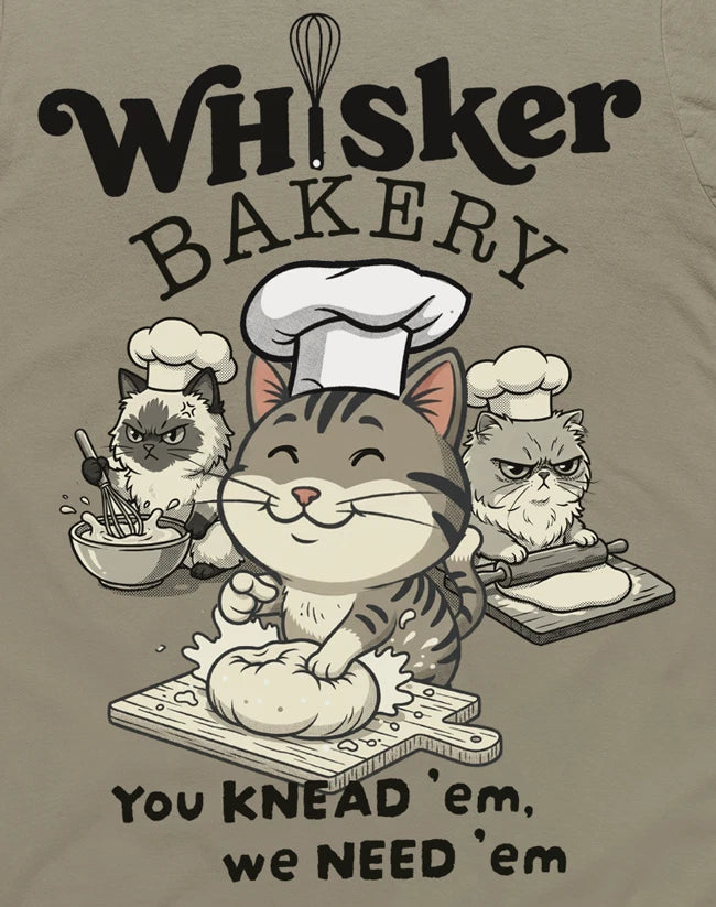 Kitty biscuits Cat T-Shirt You Need 'Em We Knead 'Em Tee Unisex Kitty Lover Gift