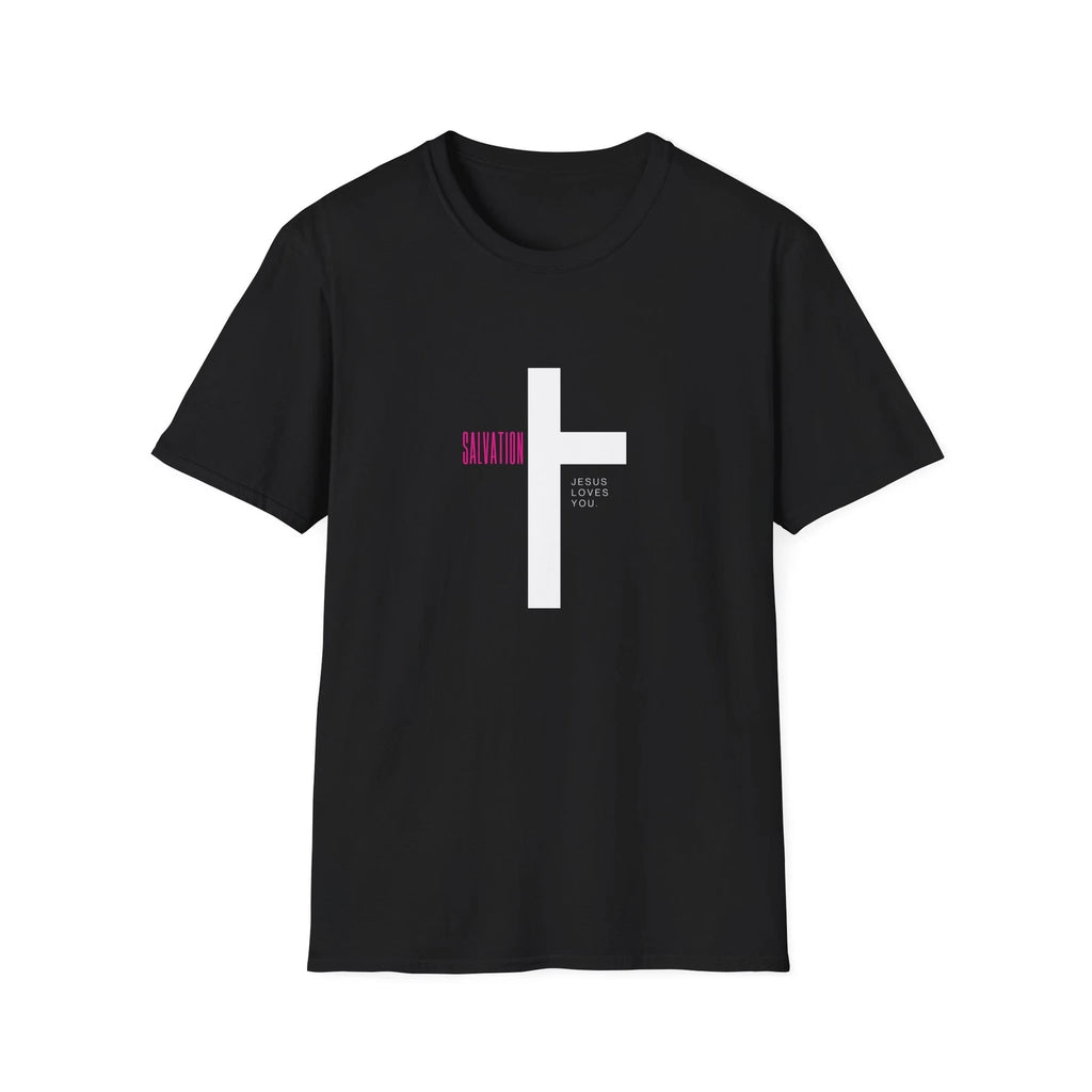 Minimalist Jesus Loves You Unisex Softstyle T-Shirt