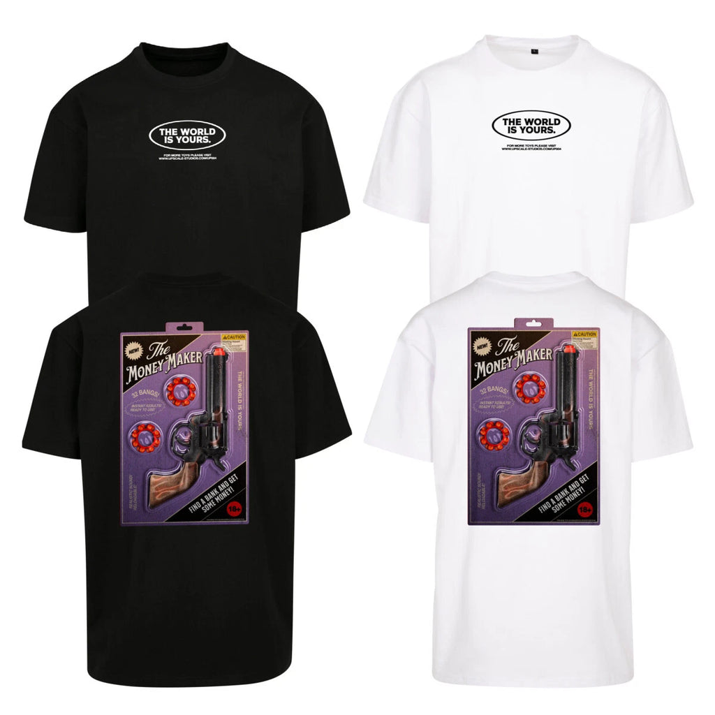 Mister Tee Money Maker Oversize Tee T-Shirt Oberteil Shirt Backprint Relaxed Fit