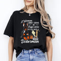 She also needs a Doberman T-Shirt gift Coffee and Doberman Dog mom Unisex tee Bl