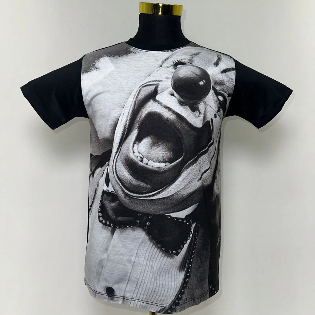 The Clown T-Shirt Rap Hip Hop Gangster Street Wear Urban Fashion Black Size: M/L