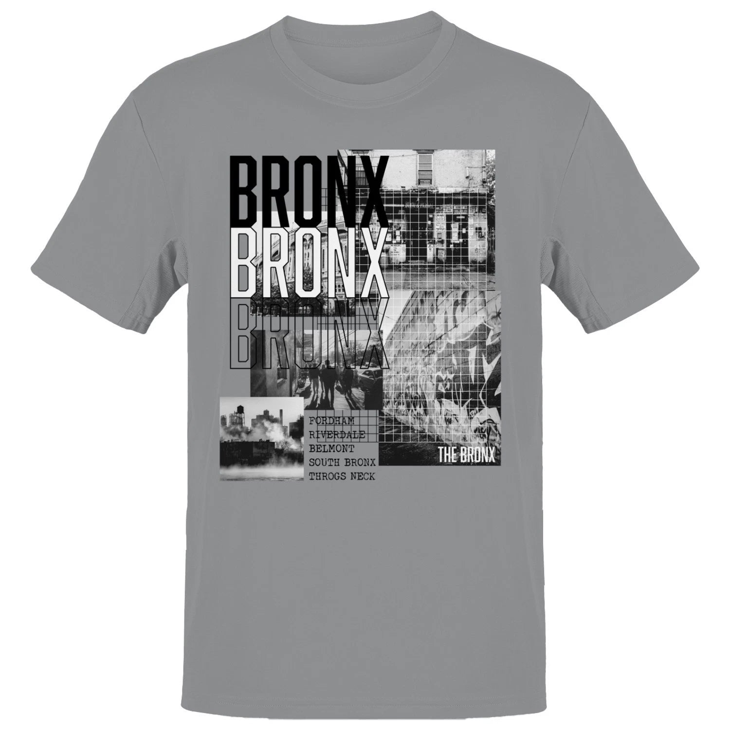Urban Bronx Street Collage Men's T-shirt