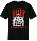 HOT!! One Nation One Race T-Shirt Racing Helmet Graphic Tee