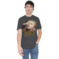 David Bowie Hunky Dory Circle T-Shirt S-2XL-Charcoal