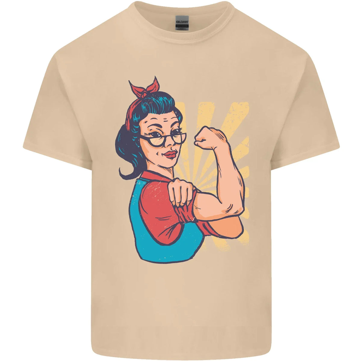 Strong Successful Woman Mens Cotton T-Shirt Tee Top