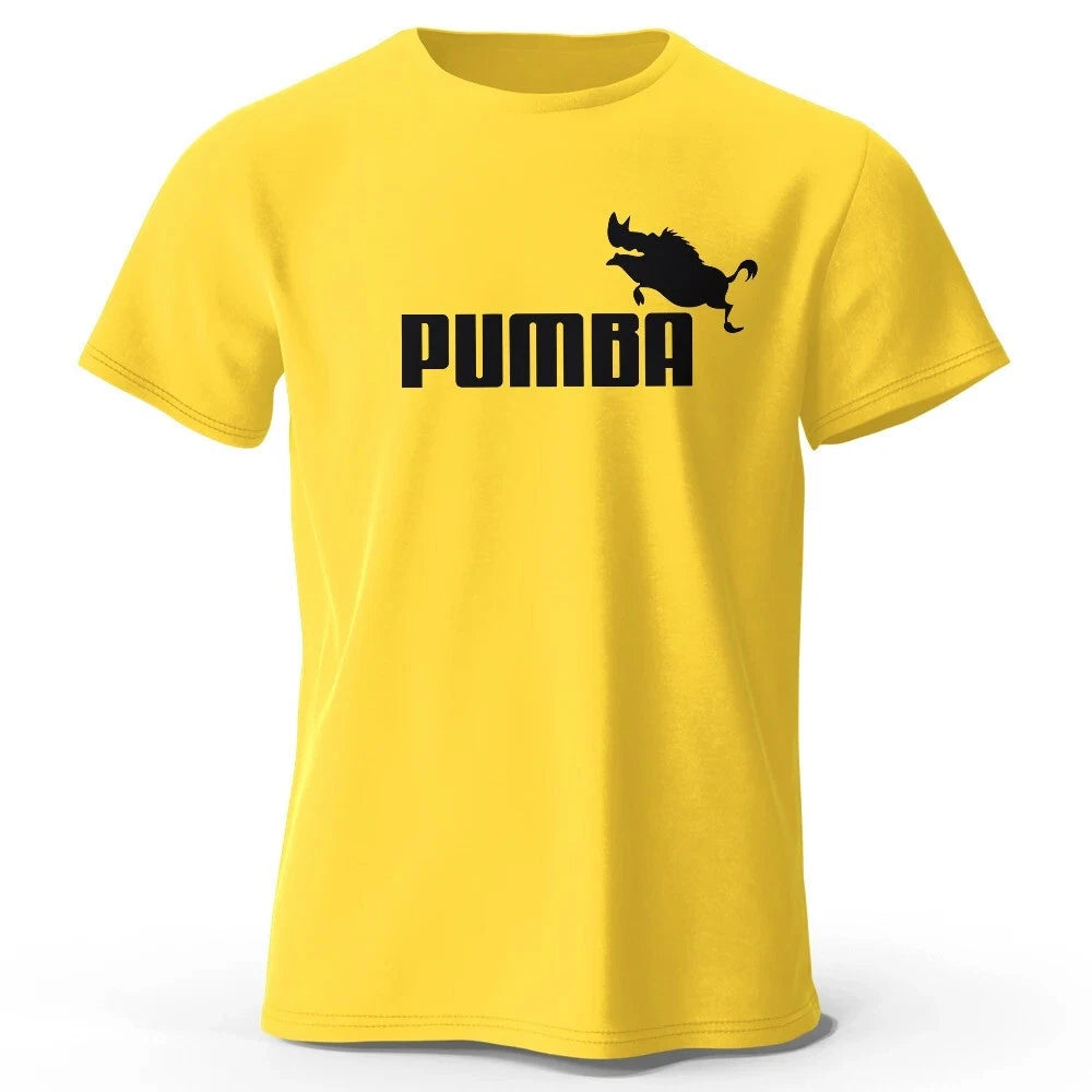 New Joke The Pumba Printed 100% Cotton Men's T-Shirt For Summer Relaex Fit