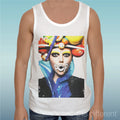 thedifferent canotte T-shirt pop art for men white cotton Giromanica