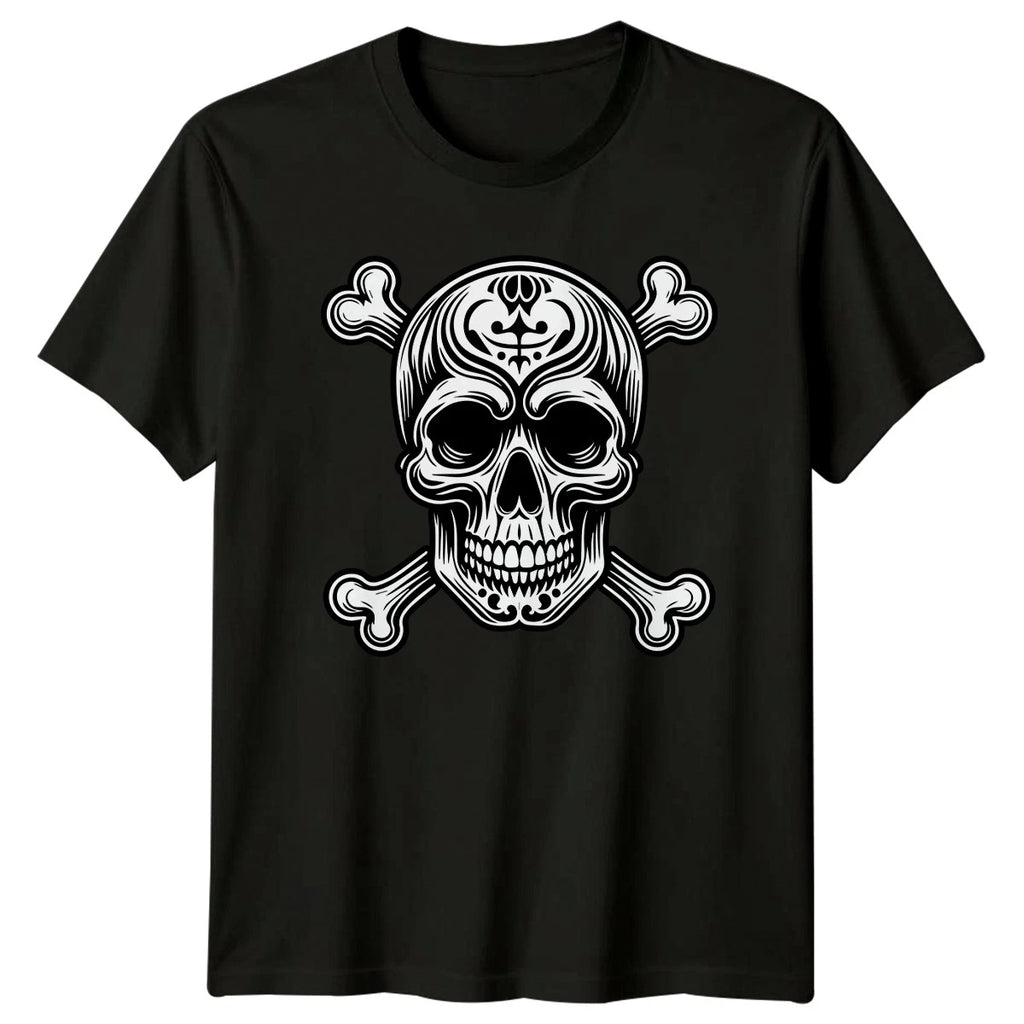 Dark Art Skull God Mens T-Shirt Gothic