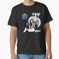 Diiv Aesthetic Logo White Bird - Classic Gif New Made Australia T-Shirt S-2XL