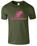 No Balance Mens T-Shirt New Funny Running Motivation Success Gifts Causal Tee