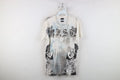 Vintage Y2K Streetwear Mens Medium Angel Rose Flower Acid Wash UFC MMA T-Shirt