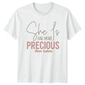 She Is Far More Precious Womens T-Shirt Biblical Faith Mothers Day Gift