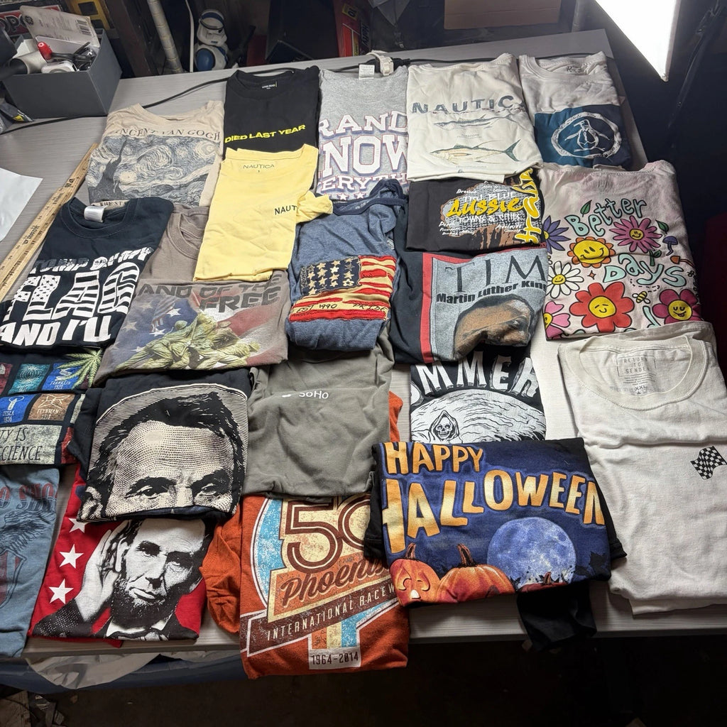 Graphic T Shirt Lot Modern 20pc Men’s Mix Sizes
