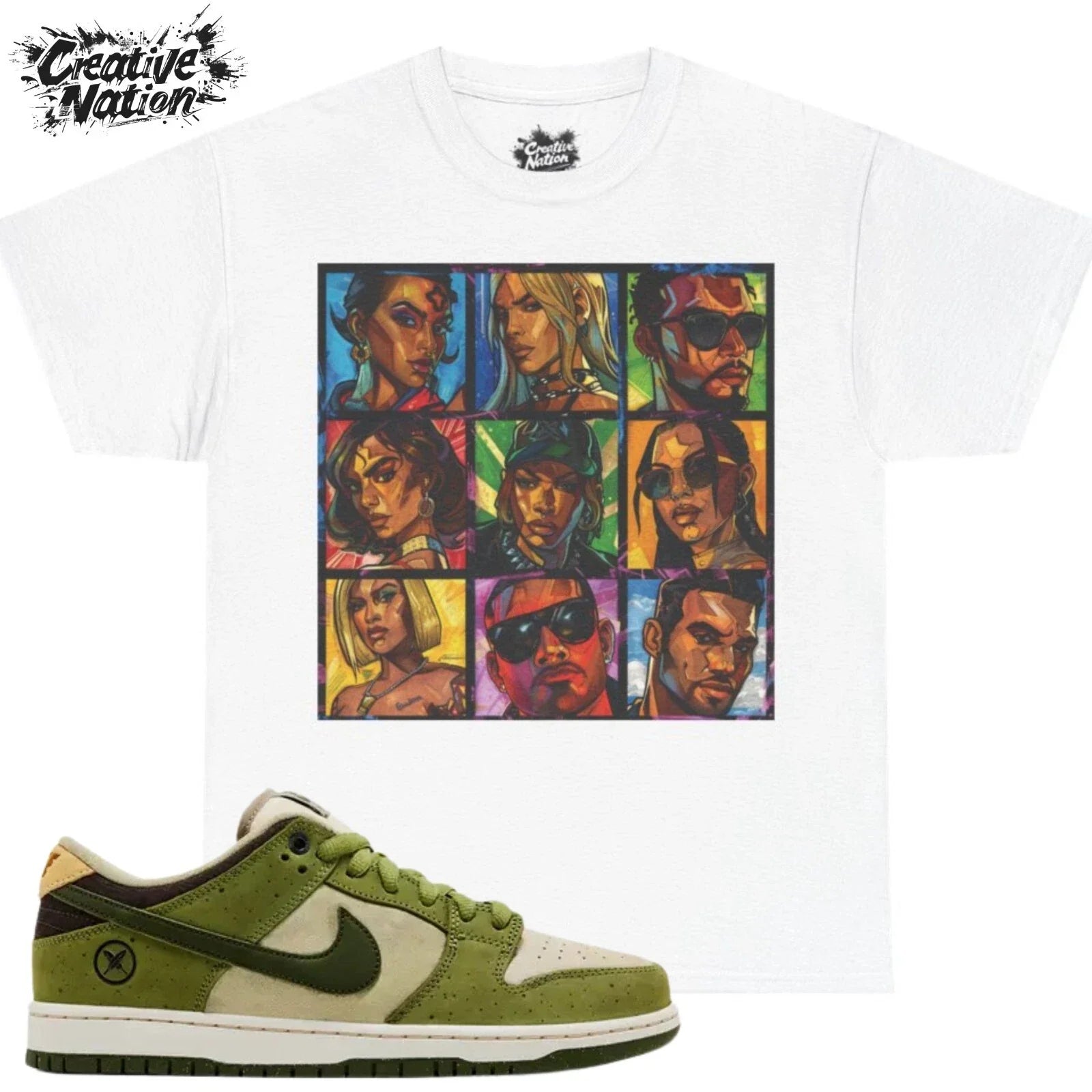 Shirt To Match SB Dunk Low Matcha Unisex Tee Cool Shirt