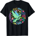 Groovy Hippie Peace Hope Love Peace Bird World Unisex T-Shirt