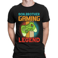 Son Brother Gaming Legend Gamer Funny Vintage Mens T-Shirts Tee Top #BAL
