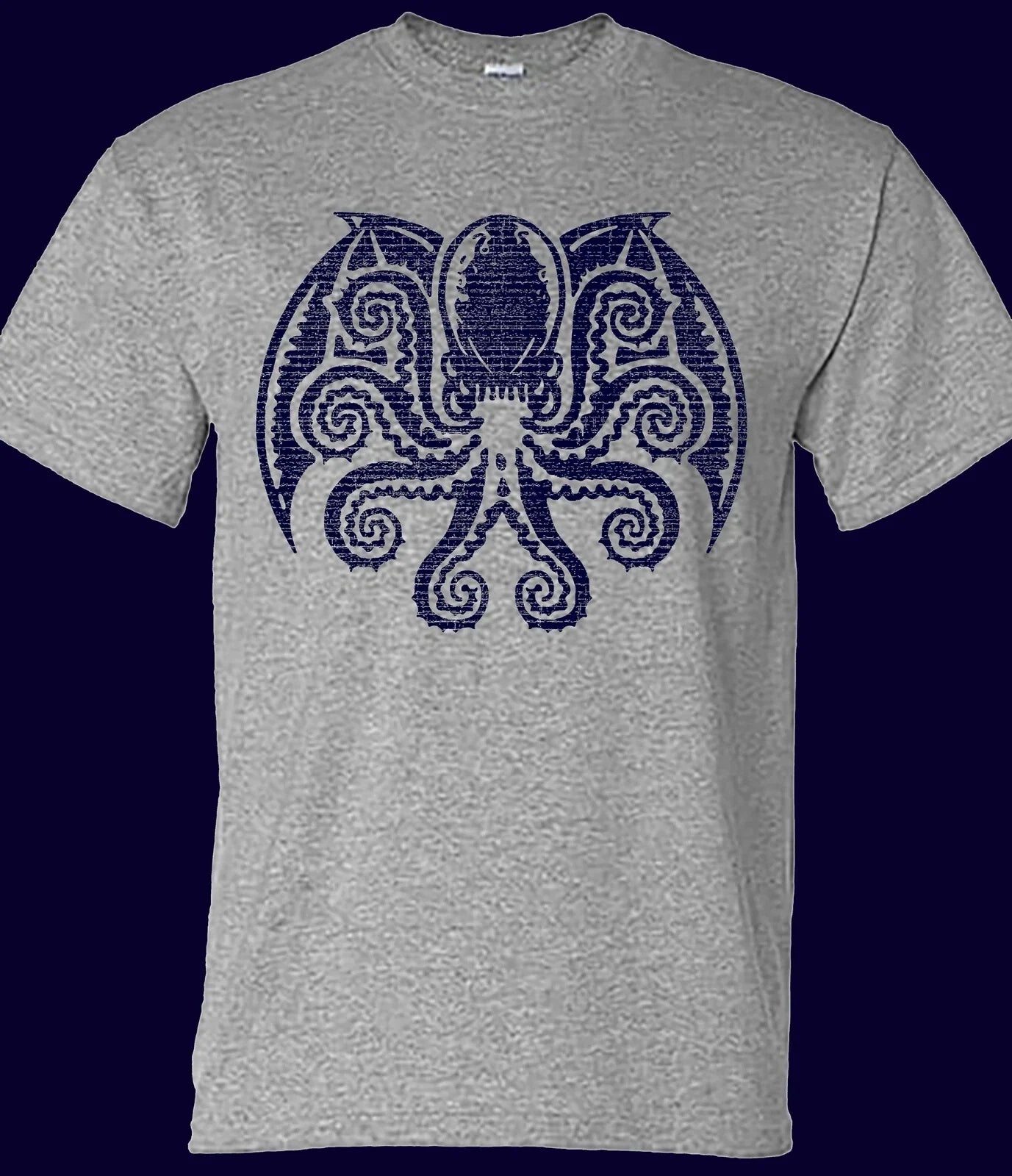 HP Lovecraft Cthulhu distressed look T-shirt