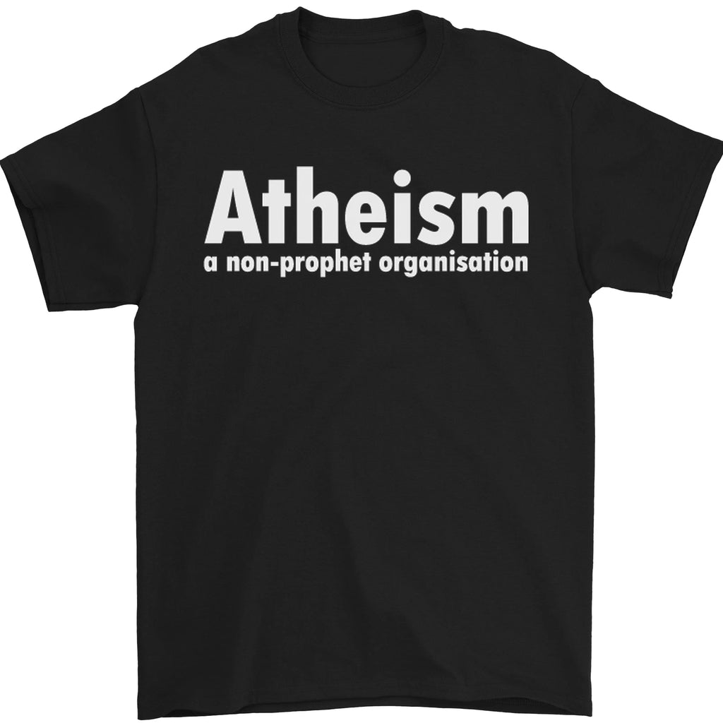 Atheism a Non Profit Organisation Atheist Mens T-Shirt 100% Cotton