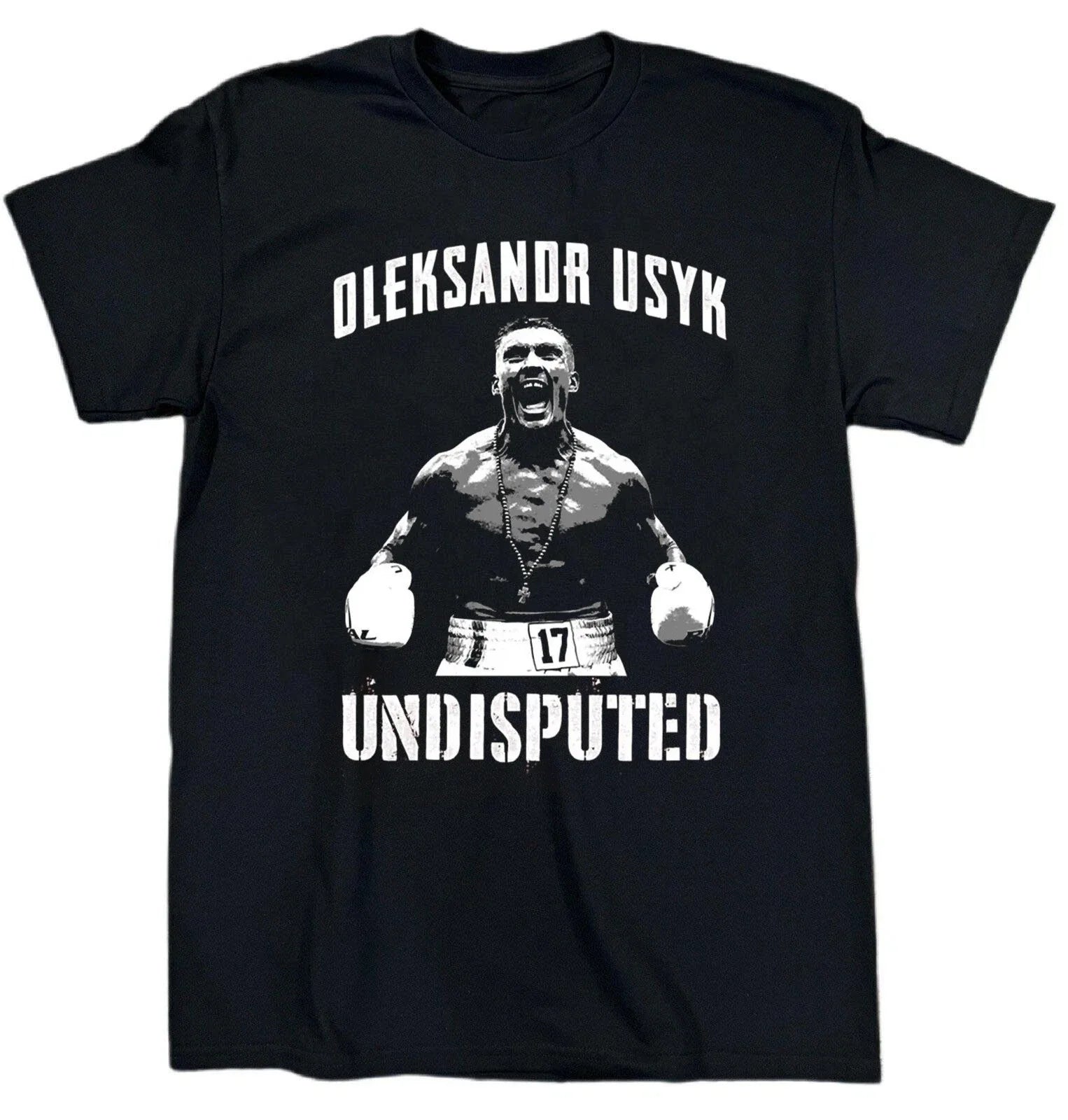Oleksandr Usyk Star Heavy Cotton Black All Size Shirt QC97323