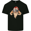 Santa Claus Coffee Funny Christmas Mens Cotton T-Shirt Tee Top
