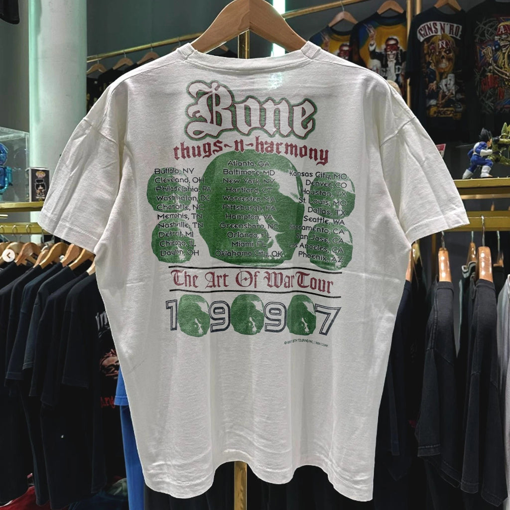 1997 Bone Thugs N Harmony Art Of War Aged T-Shirt White M