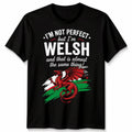 Welsh Dragon Slogan I Am Welsh Nationality Clothing Mens Womens T Shirt Tee