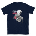 Coffee Or Death Funny Halloween Classic Style T-Shirt