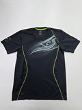 Adidas Mens Black ClimaCool Graphic Performance Tee Size L in Mesh