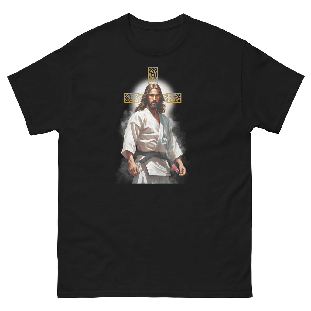 Jesus Christ Brazilian Jiu Jitsu BJJ Martial Arts Black Belt Men's Classic Tee
