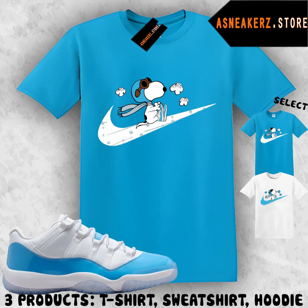 Shirt To Match AJ 11 Low University Blue 2026 Sneaker Matching Fly S Dog T-Shirt