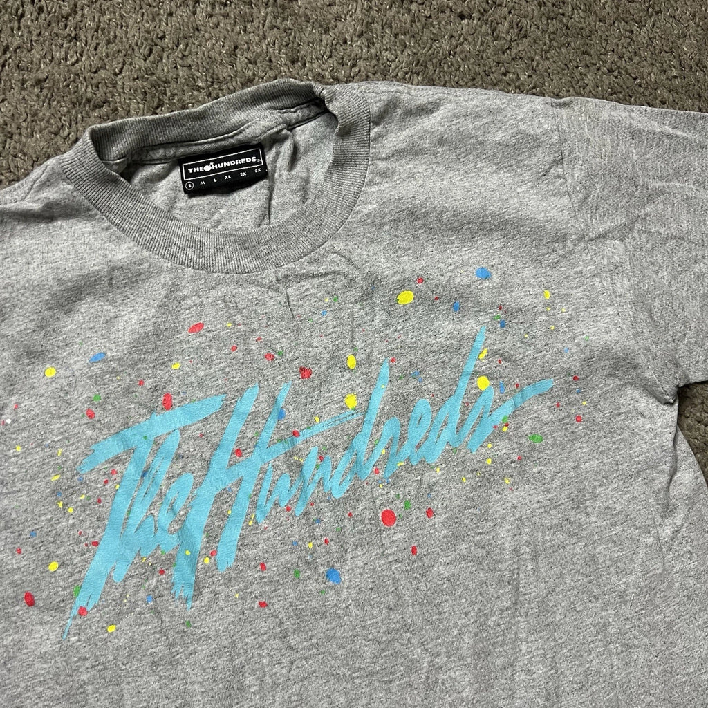 The Hundreds Shirt Mens Small Gray Streetwear Short Sleeve Crew Neck Tee