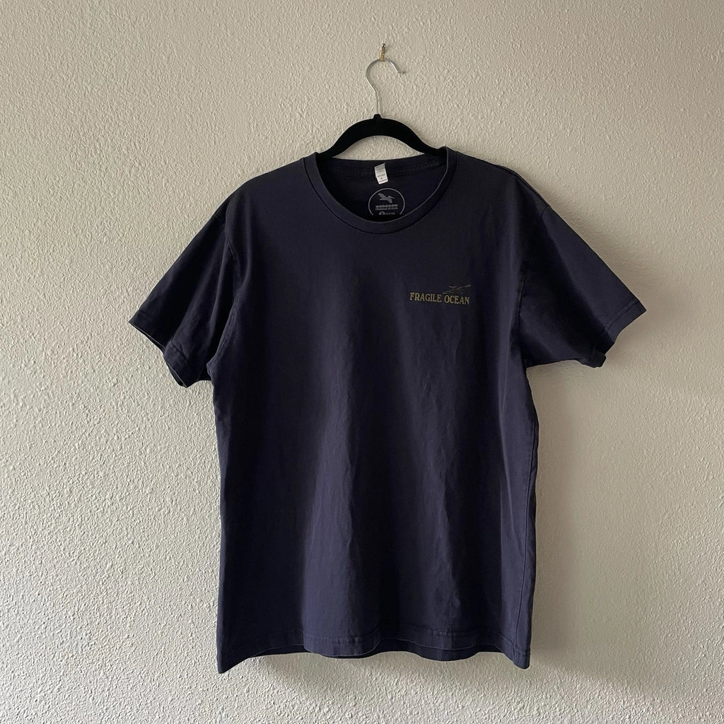 Fragile Ocean San Clemente California Graphic Tee Shirt Men’s Large Surf