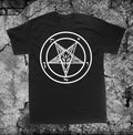 Pentagram Shirt - Punk Occult Gothic Satan Metal Baphomet Satanic Skull Skeleton