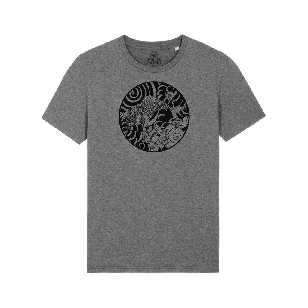 Carp Koi Japan Dragon Fish Japanese Wave Tattoo Style T-Shirt Unisex