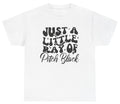 Just A Little Ray Of Pitch Black T Shirt Funny Spooky Relatable Creative Tee