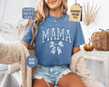 Mama Shirt, Blue Ribbon Shirt, Mothers Day Gift, Aesthetic Gift For Mom,Cute Mom