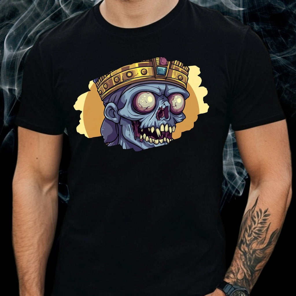 Mens Zombie Pharaoh Motif Cotton T-Shirt Size XS to 5XL