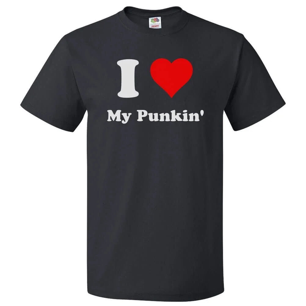 I Love My Punkin' T shirt I Heart My Punkin' Tee