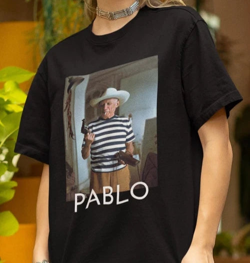 Picasso Art Tshirt Pablo Abstract Famous Painter Gift Painting Art Unisex Tee