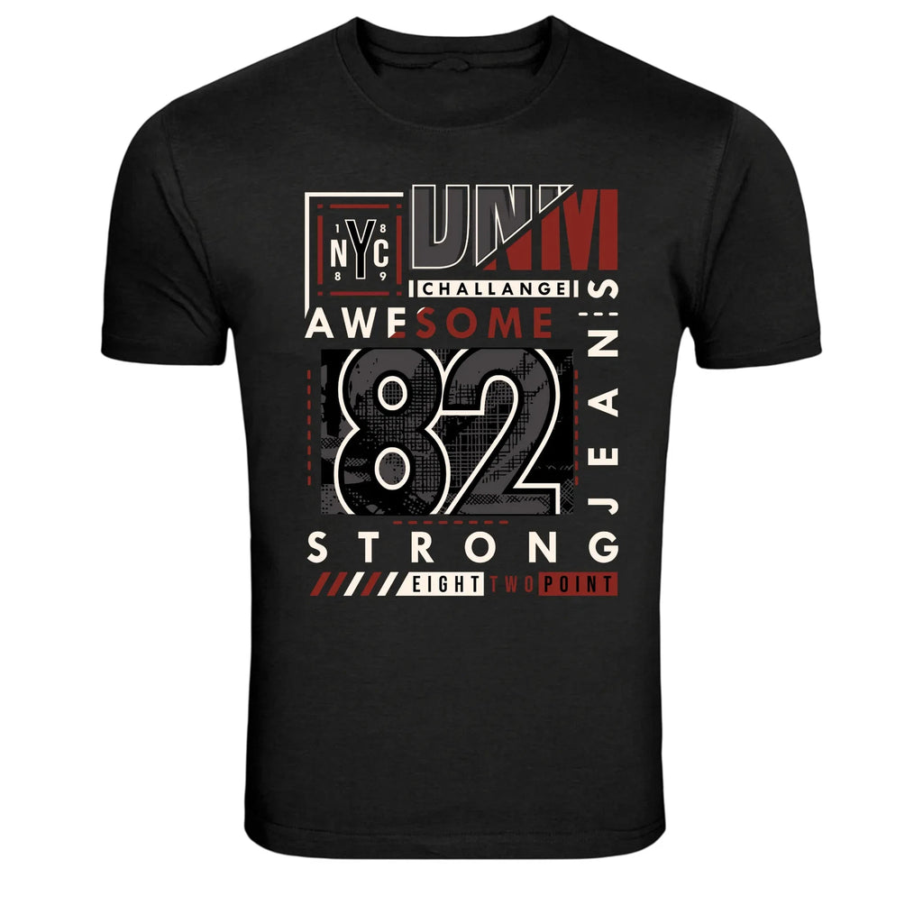 Urban NYC Strong Jeans 82 Street Style Graphic T-Shirt