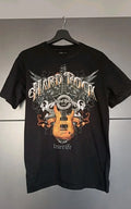 Hard Rock Cafe Tenerife T-shirt Guitar Black Tee Size Medium