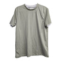 Denim & Flower Ricky Singh Knit T Shirt M Green Minimalist Casual Streetwear