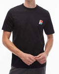 Paul Smith Designer P Logo T Shirt Black Short Sleeved Graphic Print Crew Neck