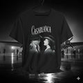 Casablanca Movie T-Shirt Black Classic Film Humphrey Bogart Tee - T871