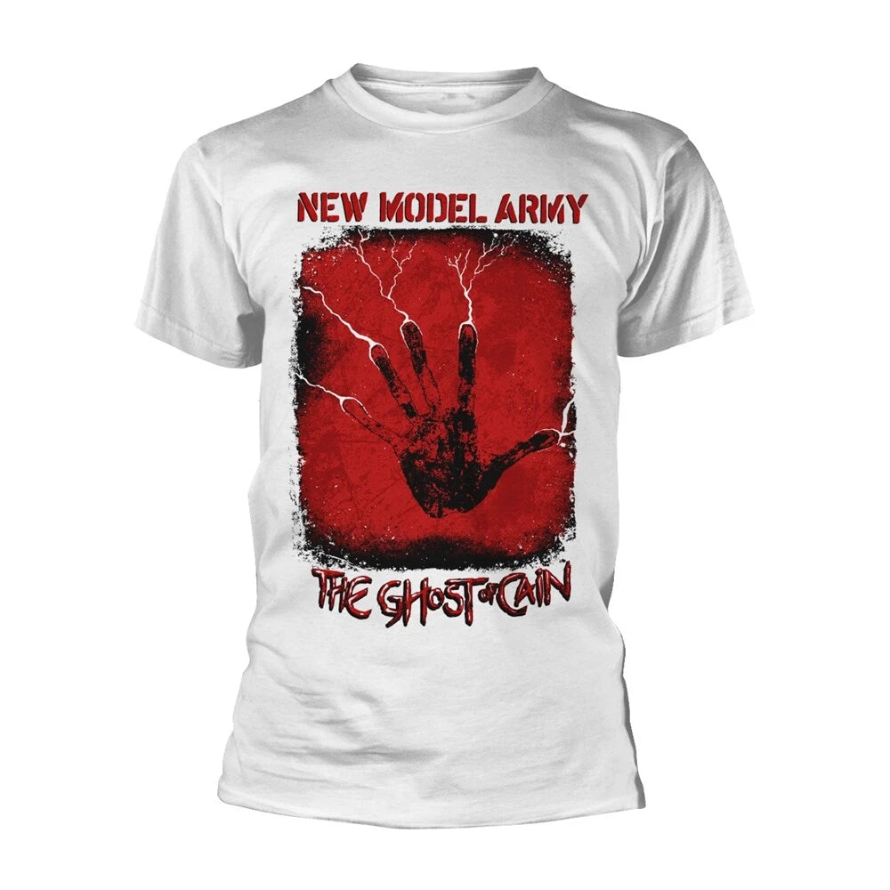 New Model Army (NMA) The Ghost Of Cain White T SHIRT - New Official