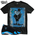 Shirt To Match 14 Black Blue Unisex Tee Sneaker Shirt Heart Shirt Sneaker Tee
